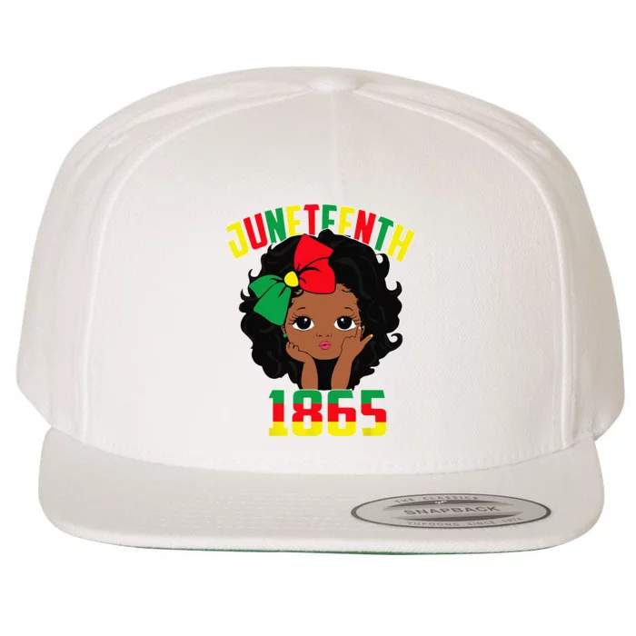 Juneteenth Celebrating 1865 Cute African Black Wool Snapback Cap