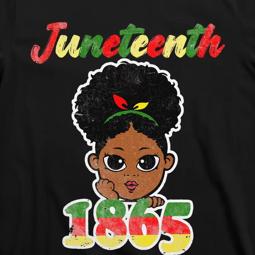 Juneteenth Celebrating 1865 Cute Black African T-Shirt