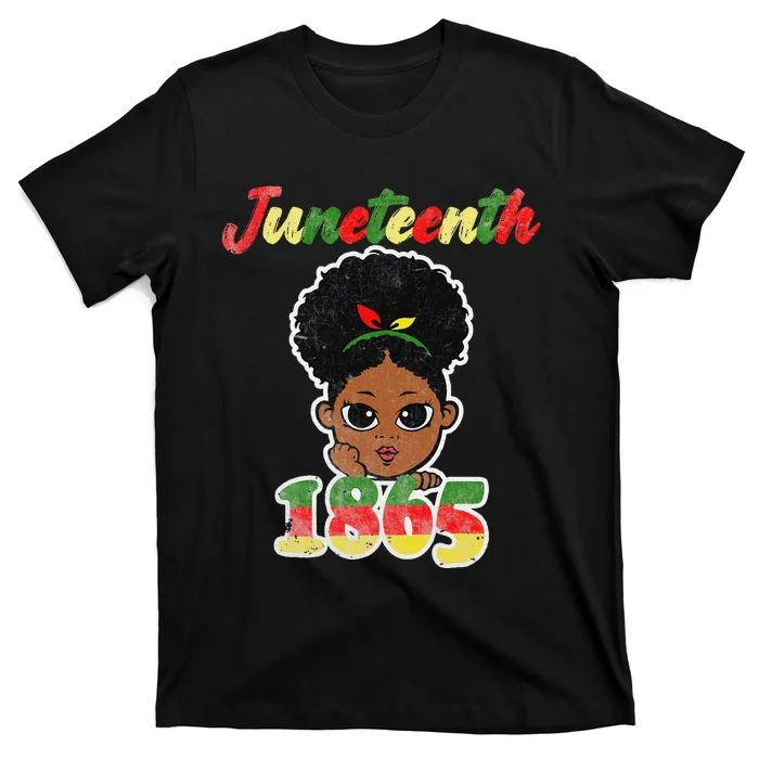 Juneteenth Celebrating 1865 Cute Black African T-Shirt