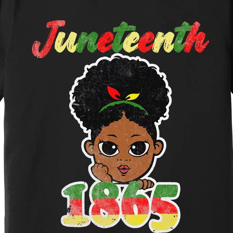 Juneteenth Celebrating 1865 Cute Black African Premium T-Shirt