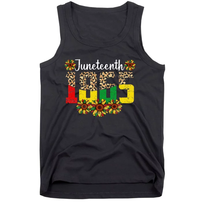 Juneteenth Celebrate 1865 Black History African American Tank Top