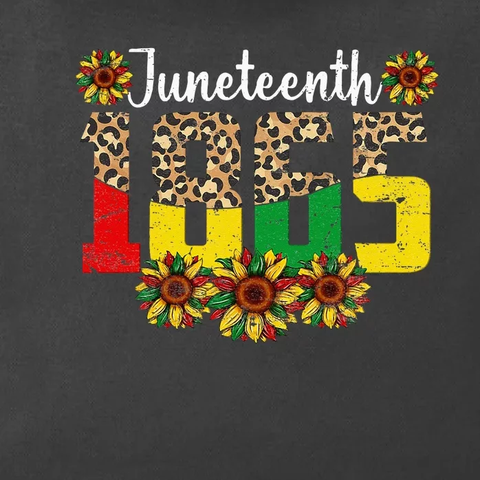 Juneteenth Celebrate 1865 Black History African American Zip Tote Bag