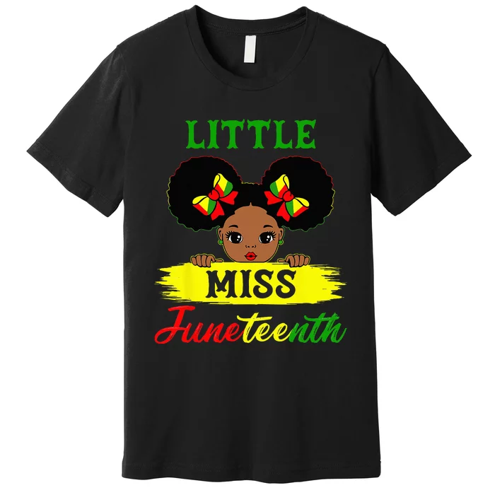 Juneteenth Celebrating 1865 Cute Black Premium T-Shirt