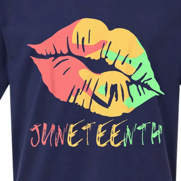 Juneteenth Celebrate 1865Black History African American Sueded Cloud Jersey T-Shirt