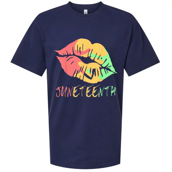 Juneteenth Celebrate 1865Black History African American Sueded Cloud Jersey T-Shirt