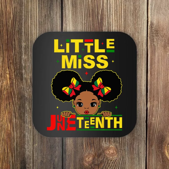 Juneteenth Celebrating 1865 Cute Black Coaster