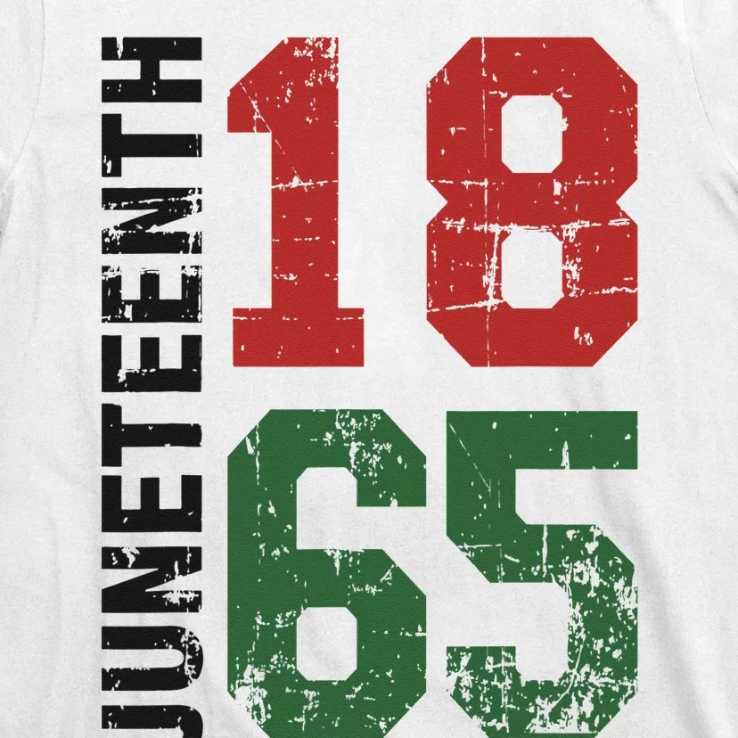 Juneteenth celebrating 1865 black american history T-Shirt