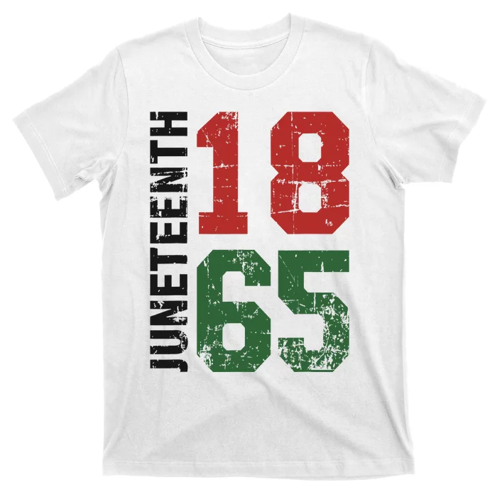 Juneteenth celebrating 1865 black american history T-Shirt