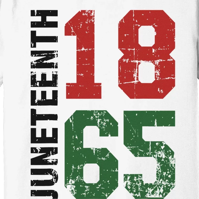 Juneteenth celebrating 1865 black american history Premium T-Shirt