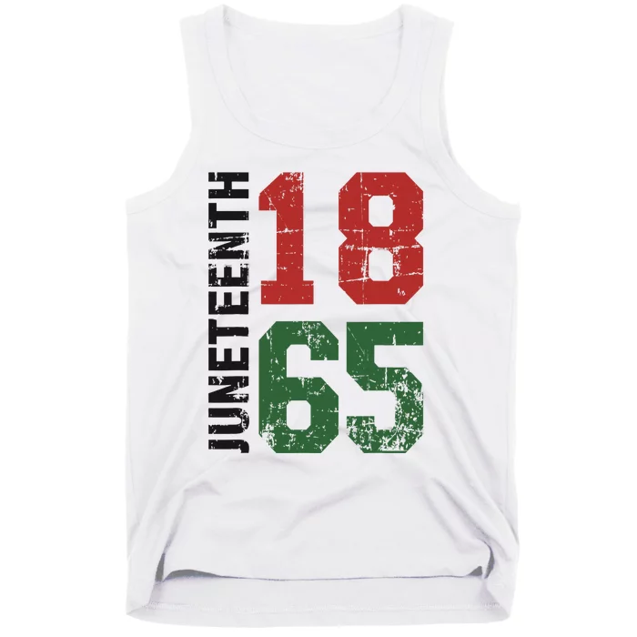 Juneteenth celebrating 1865 black american history Tank Top