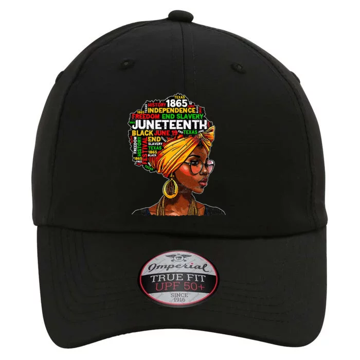 Juneteenth Celebrate 1865 Afro Black Natural Hair The Original Performance Cap