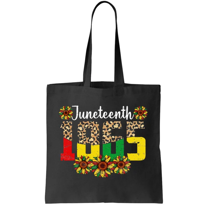 Juneteenth Celebrate 1865 Black History African American Tote Bag