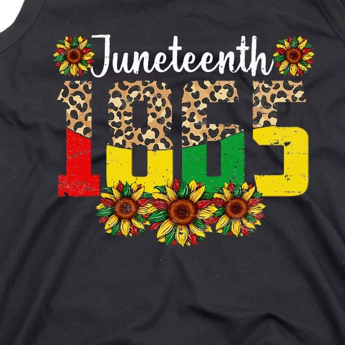 Juneteenth Celebrate 1865 Black History African American Tank Top