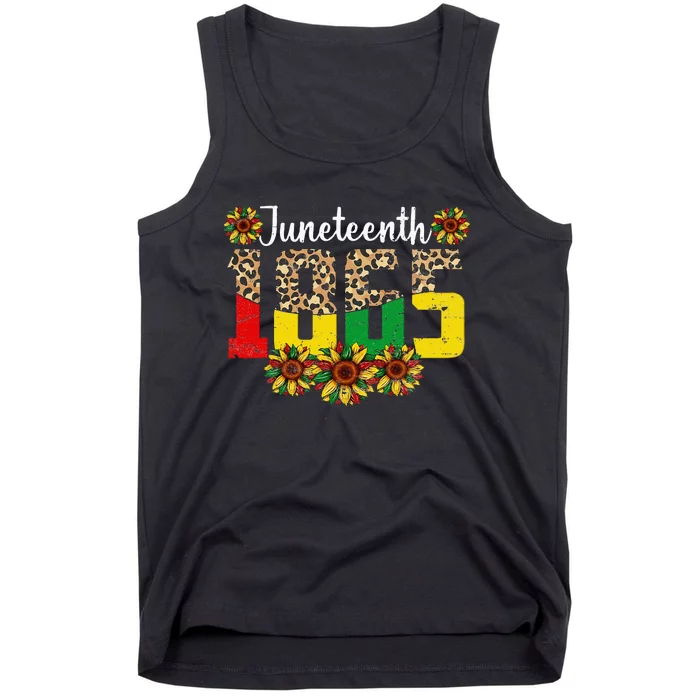 Juneteenth Celebrate 1865 Black History African American Tank Top