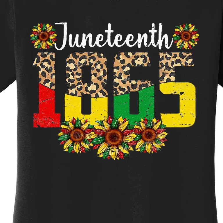 Juneteenth Celebrate 1865 Black History African American Women's T-Shirt