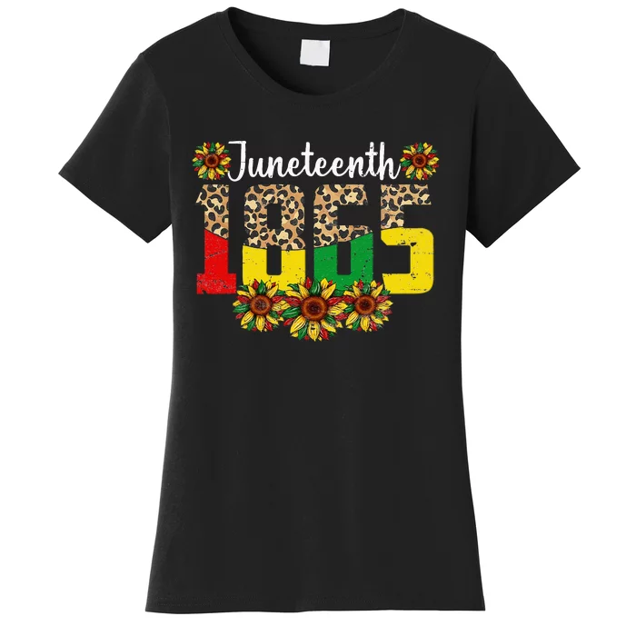 Juneteenth Celebrate 1865 Black History African American Women's T-Shirt