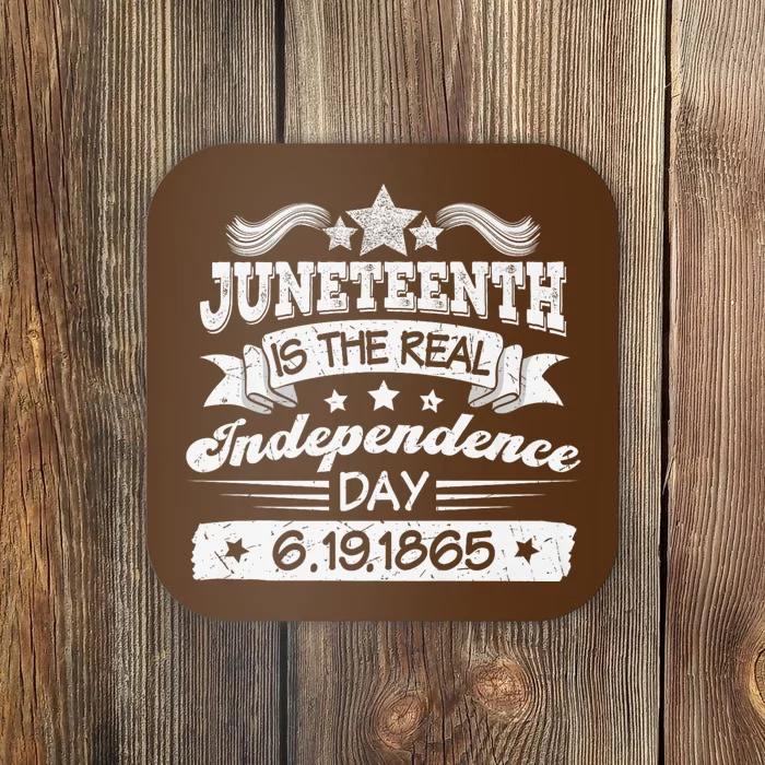 Juneteenth Celebrate 1865 Black History African American Coaster