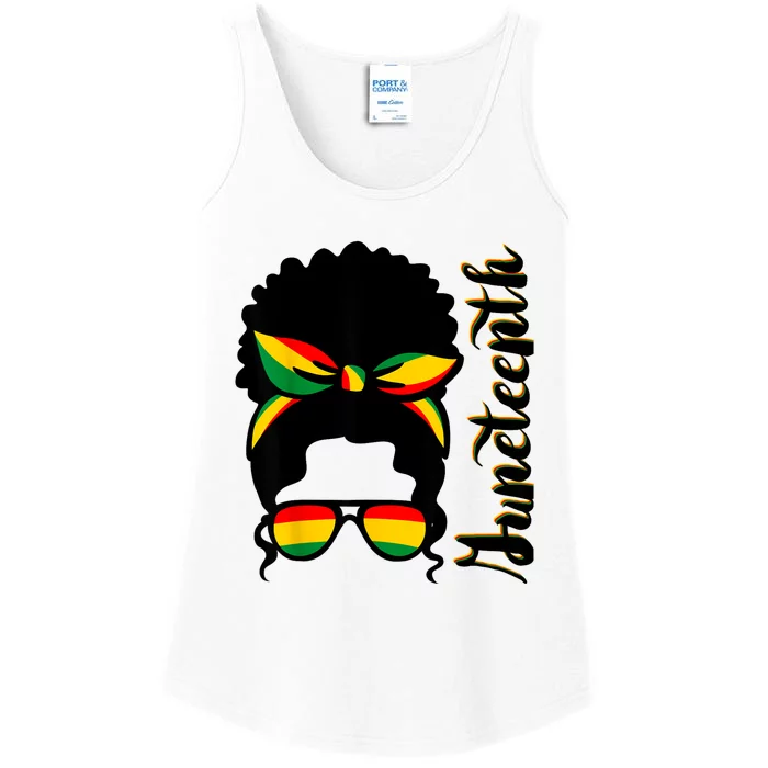 Juneteenth Celebrate 1865Black History African American Ladies Essential Tank