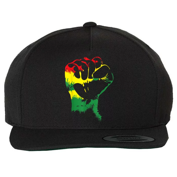 Juneteenth Celebrate 1865Black History African American Wool Snapback Cap