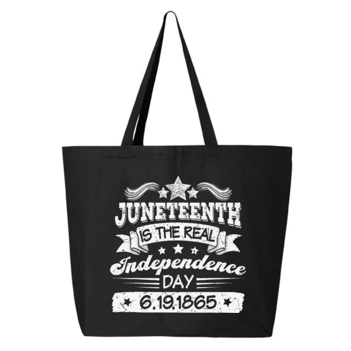 Juneteenth Celebrate 1865 Black History African American 25L Jumbo Tote