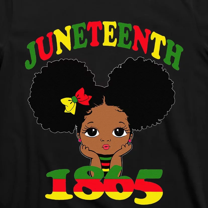 Juneteenth Celebrating 1865 Cute Black T-Shirt