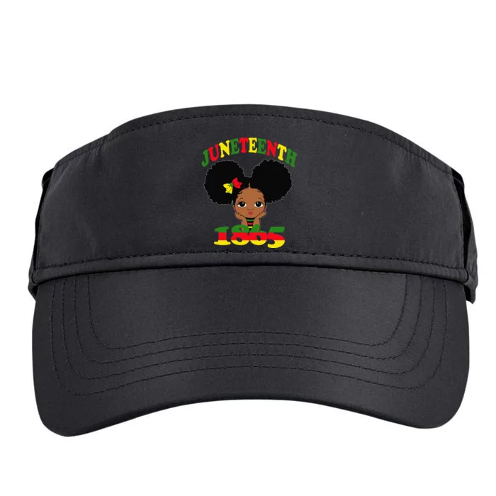 Juneteenth Celebrating 1865 Cute Black Adult Drive Performance Visor