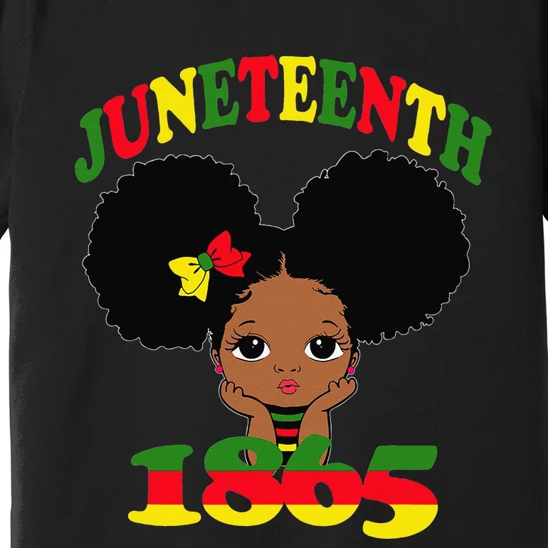 Juneteenth Celebrating 1865 Cute Black Premium T-Shirt