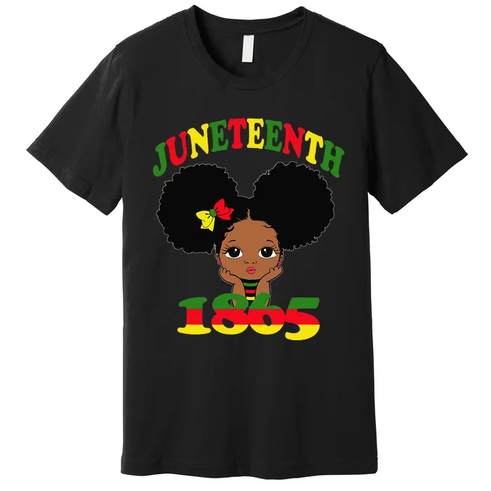 Juneteenth Celebrating 1865 Cute Black Premium T-Shirt