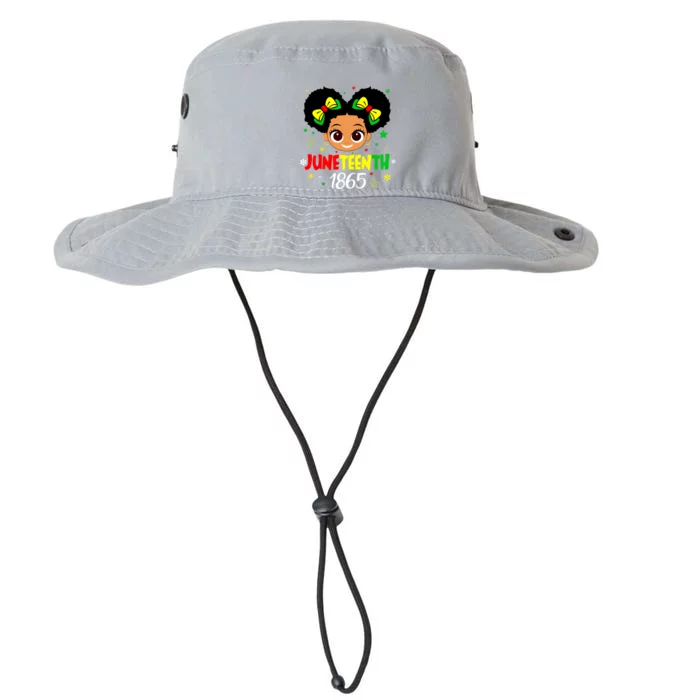 Juneteenth Celebrating 1865 Cute Black Girl Legacy Cool Fit Booney Bucket Hat