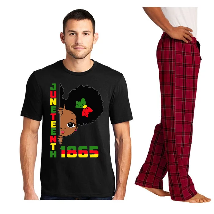 Juneteenth Celebrating 1865 Cute Black Pajama Set