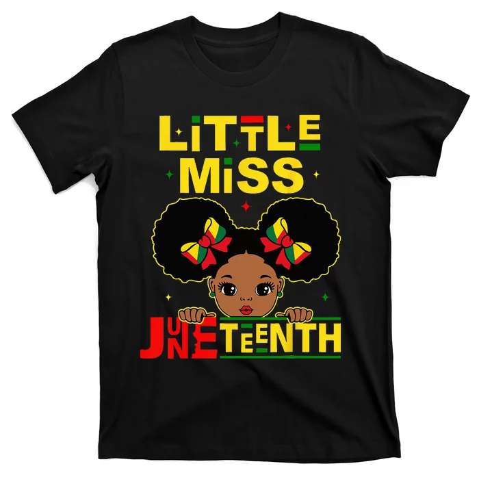 Juneteenth Celebrating 1865 Cute Black T-Shirt