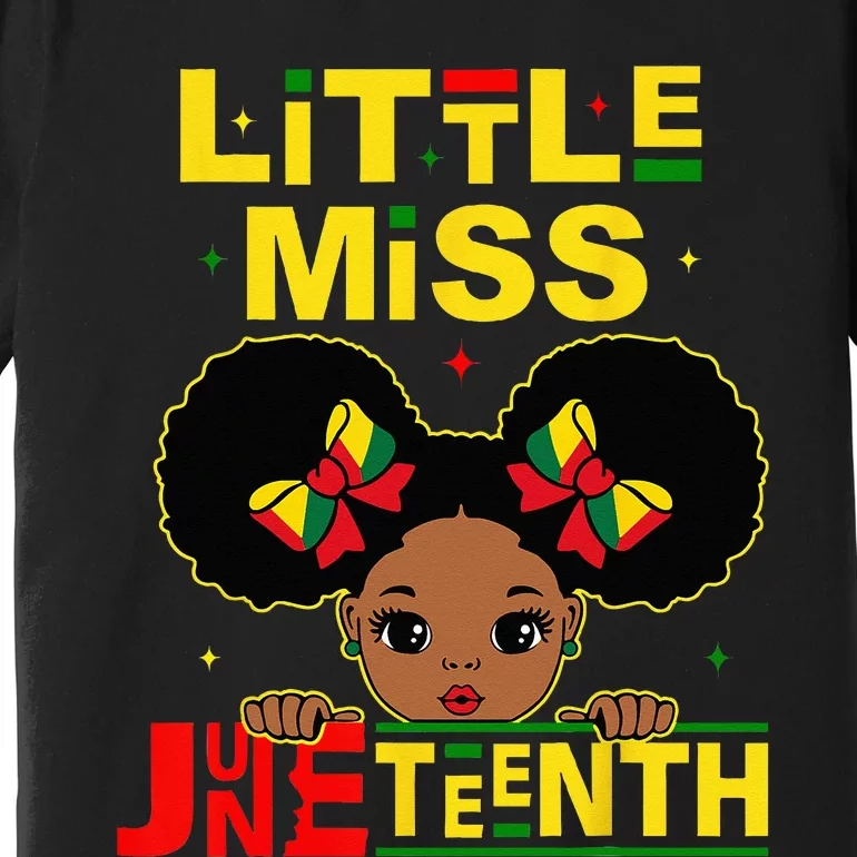 Juneteenth Celebrating 1865 Cute Black Premium T-Shirt