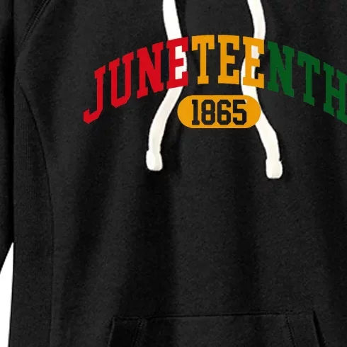 Juneteenth Celebrate 1865 Black History African American Women's Fleece Hoodie