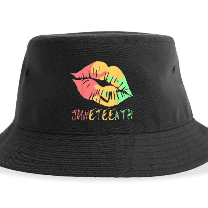 Juneteenth Celebrate 1865Black History African American Sustainable Bucket Hat