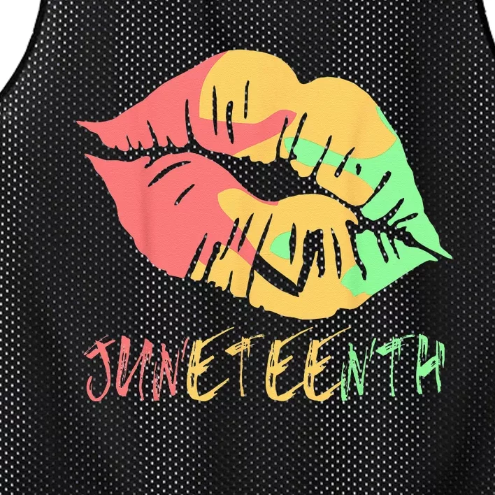 Juneteenth Celebrate 1865Black History African American Mesh Reversible Basketball Jersey Tank