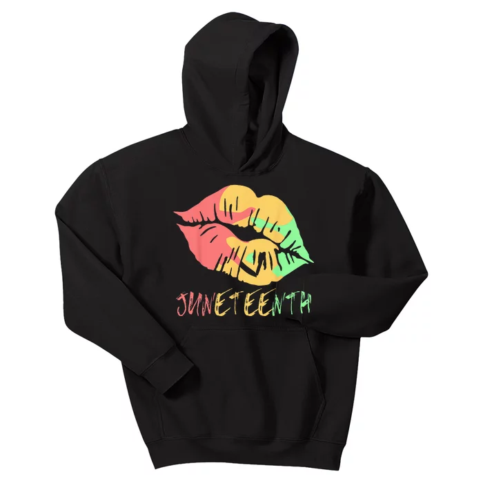 Juneteenth Celebrate 1865Black History African American Kids Hoodie