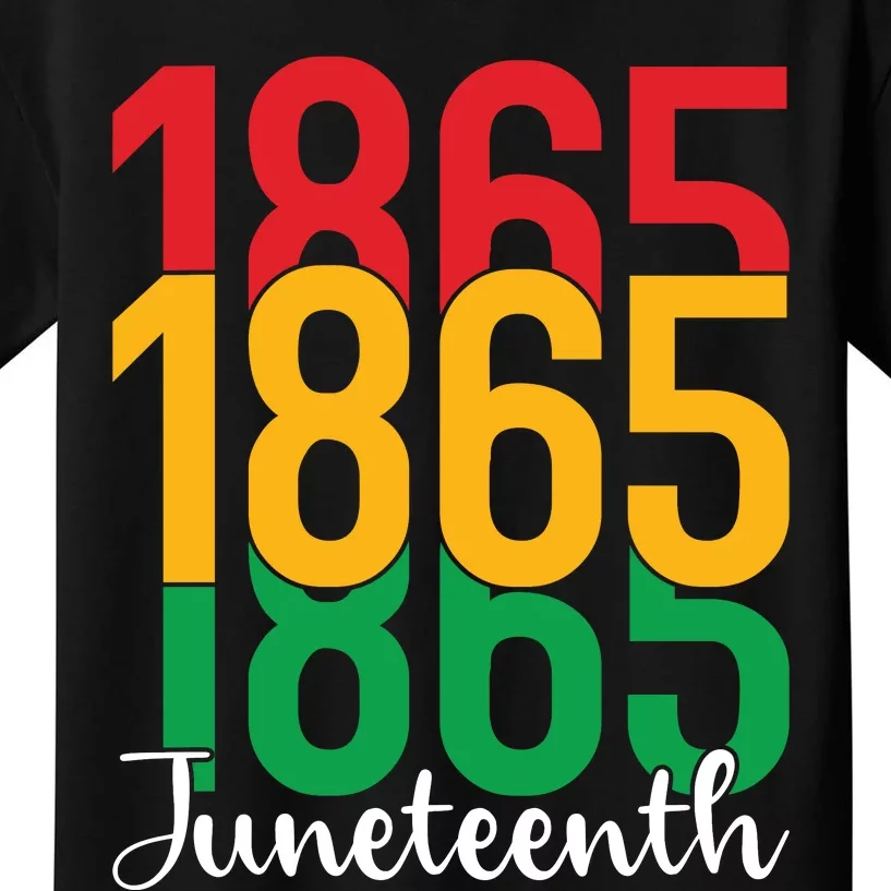 Juneteenth Celebration 1865 Kids T-Shirt