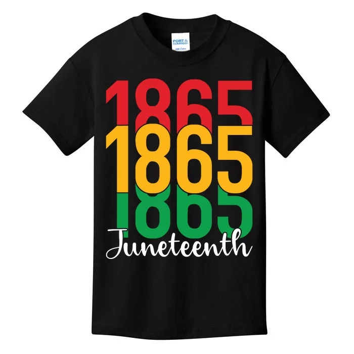 Juneteenth Celebration 1865 Kids T-Shirt