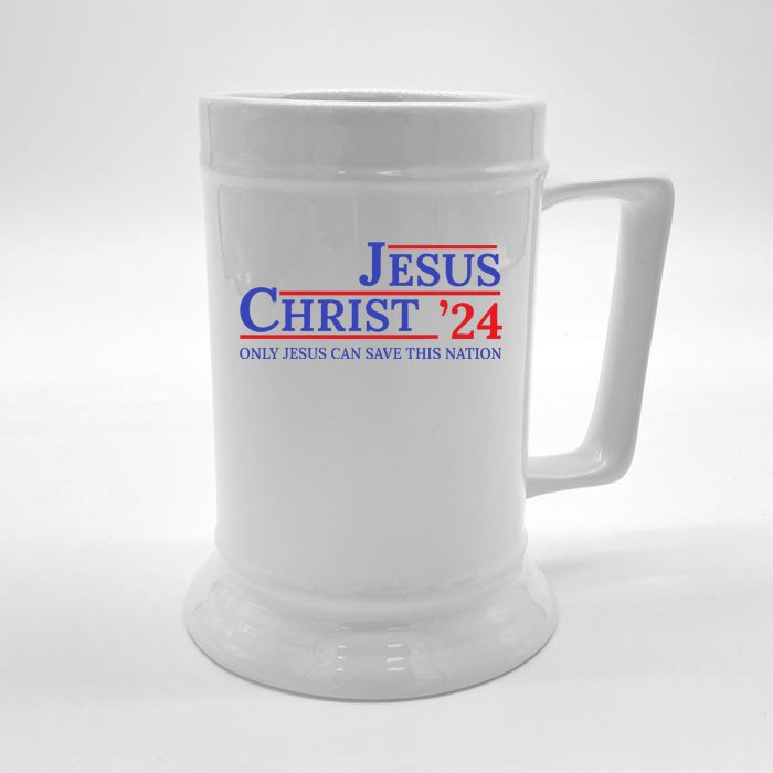 Jesus Christ 24 Only Jesus Can Save This Nation Front & Back Beer Stein