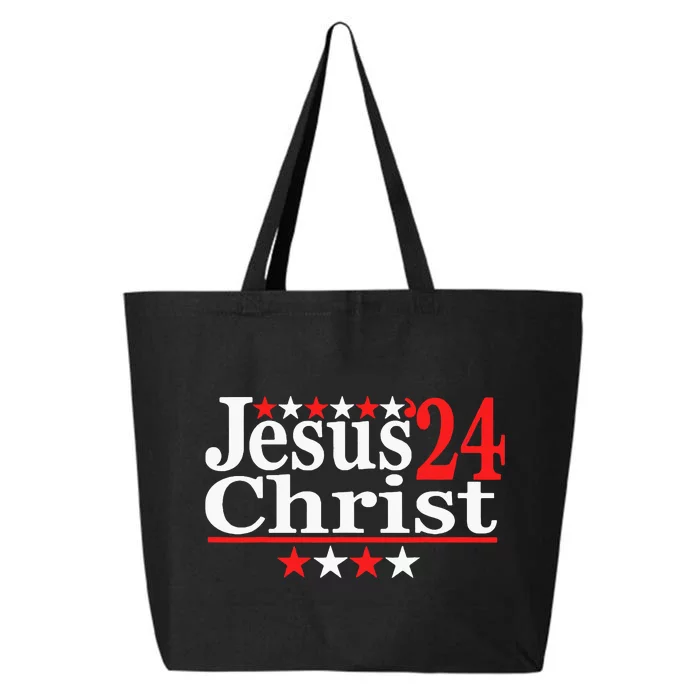 Jesus Christ 2024 Political Election Parody 25L Jumbo Tote