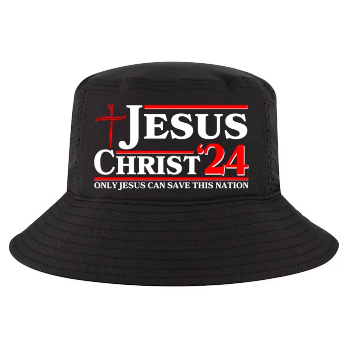 Jesus Christ 2024: The Ultimate Redeemer Only Jesus Can Save This Nation Cool Comfort Performance Bucket Hat