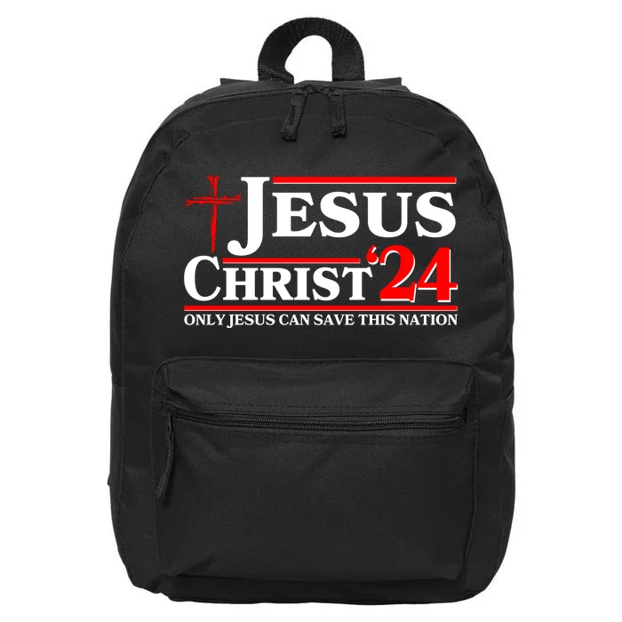 Jesus Christ 2024: The Ultimate Redeemer Only Jesus Can Save This Nation 16 in Basic Backpack