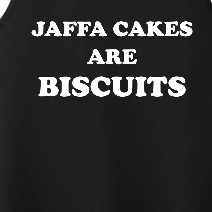 Jaffa Cakes Are Biscuits Performance Tank