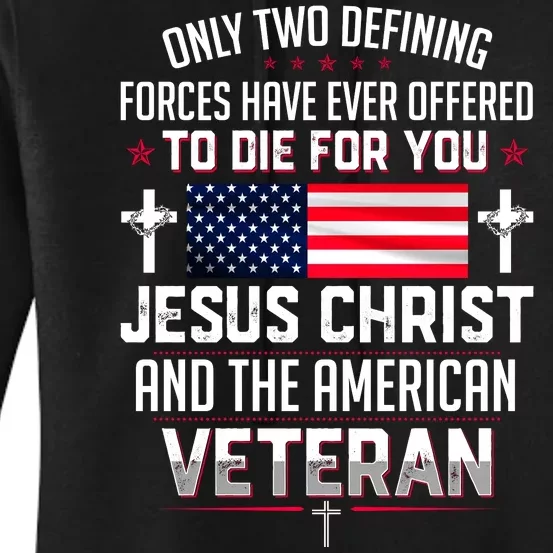 Jesus Christ And The American Veteran Women's Pullover Hoodie