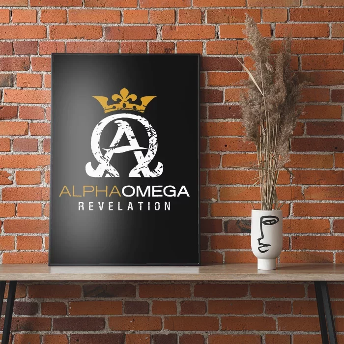 Jesus Christ Alpha And Omega Book Revelation Poster