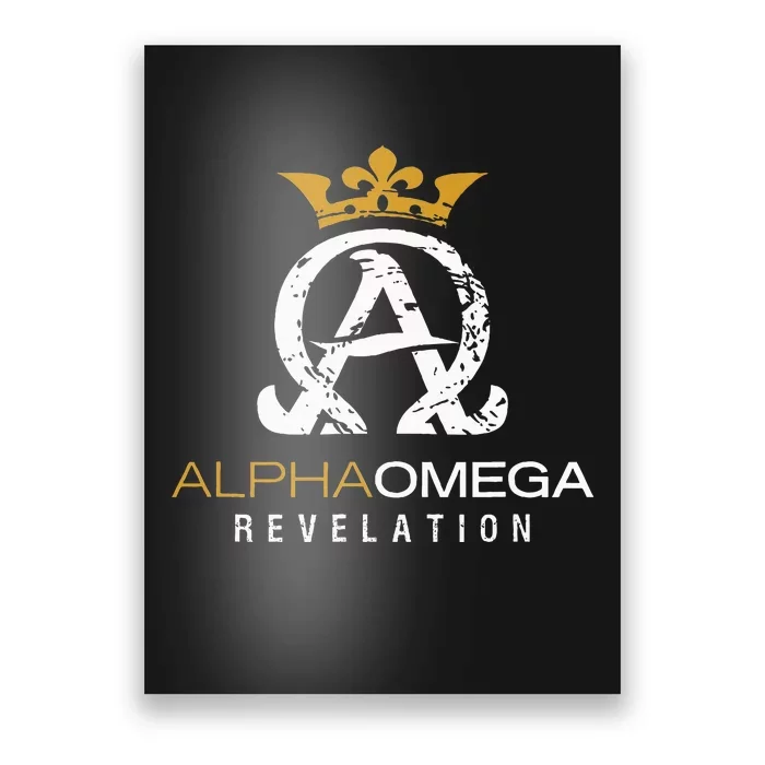 Jesus Christ Alpha And Omega Book Revelation Poster