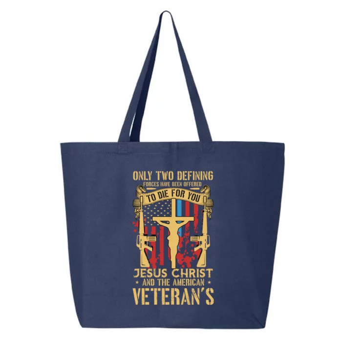 Jesus Christ And The American Veteran's 25L Jumbo Tote