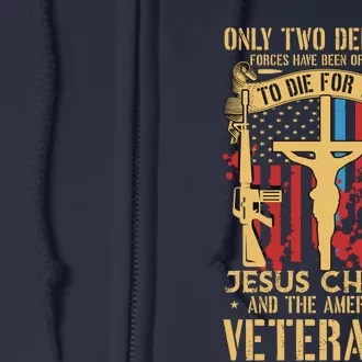 Jesus Christ And The American Veteran's Full Zip Hoodie