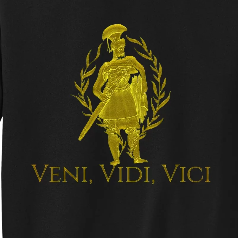 Julius Caesar Ancient Rome Veni Vidi Vici Tall Sweatshirt