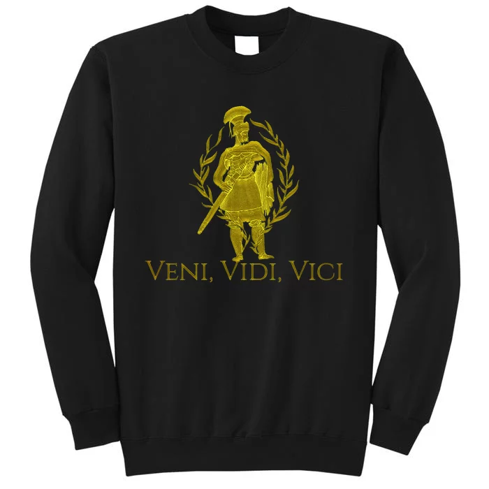 Julius Caesar Ancient Rome Veni Vidi Vici Tall Sweatshirt